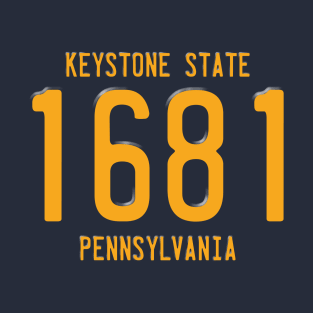 Classic PA License Plate T-Shirt