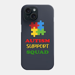 autism support squad Phone Case