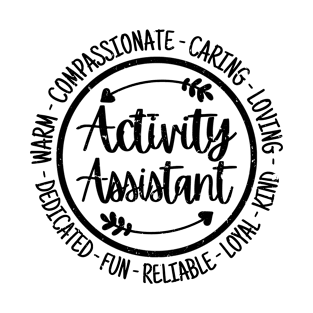 Activity Assistant Director Coordinator Appreciation Vintage T-Shirt