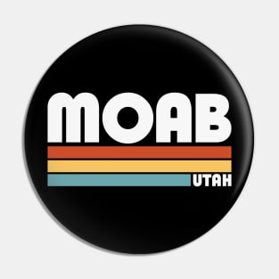 Moab Utah | Retro Red Rock Adventure Pin