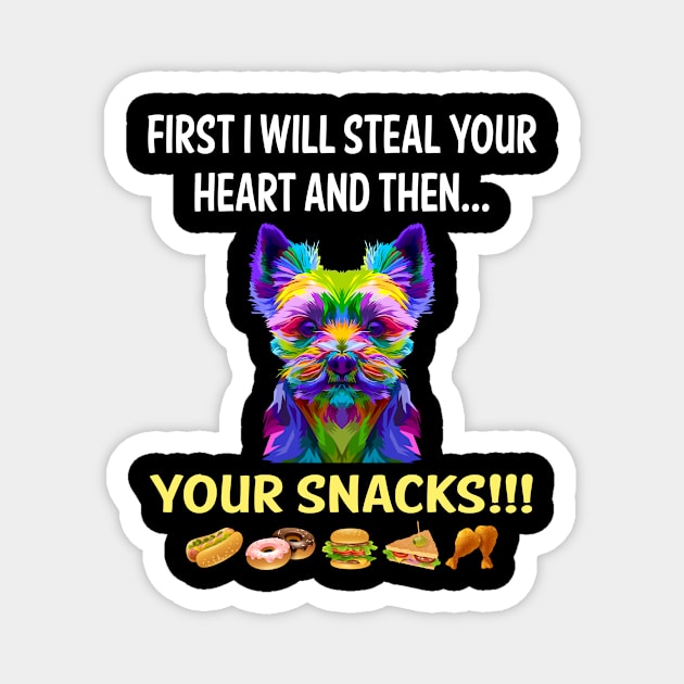 Steal Heart Yorkshire Terrier 18 Magnet by blakelan128