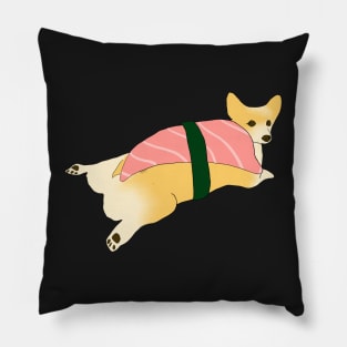 The corgi in the sushi Pillow