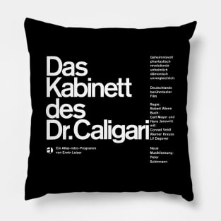 Das Kabinett des Dr. Caligari (1920) Pillow