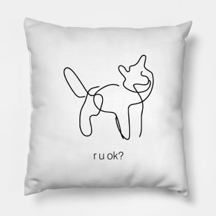 r u ok Pillow