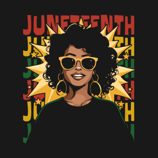 Black History Juneteenth Art for Men, Women, Girls T-Shirt