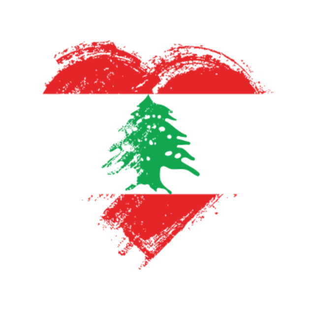 Grungy I Love Lebanon Heart Flag Lebanon Phone Case TeePublic