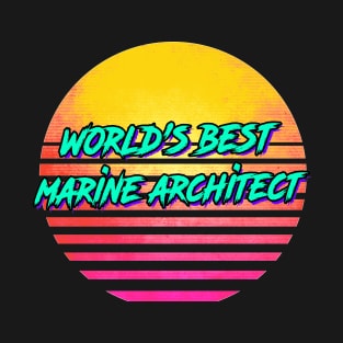 1980s Retro Marine Architect Gift T-Shirt