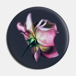 Pink rose Pin