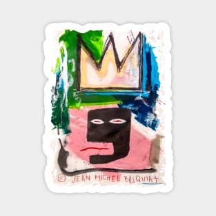 Art of Jean Michel Basquiat Magnet