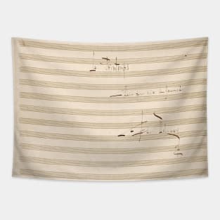 Debussy | Claude Debussy original handwritten score | 1 of 2 T-Shirt Tapestry