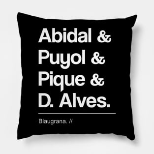 The Legends of Barca VII Pillow