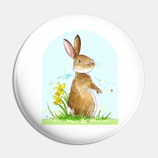 Springtime Bunny Pin