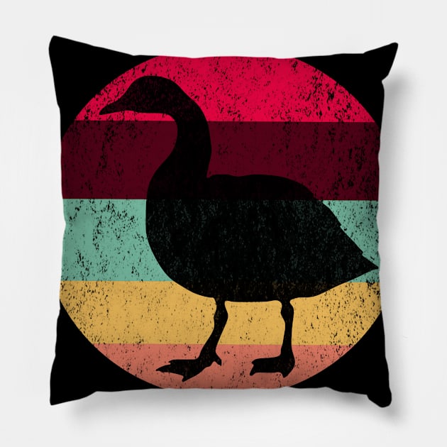 GOOSE Retro Sunset Pillow by GypsyBluegrassDesigns