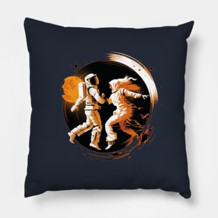 astronaute dance Pillow