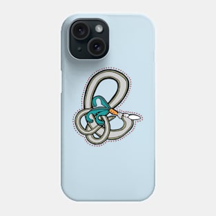 Medieval Rabbit Letter E Phone Case