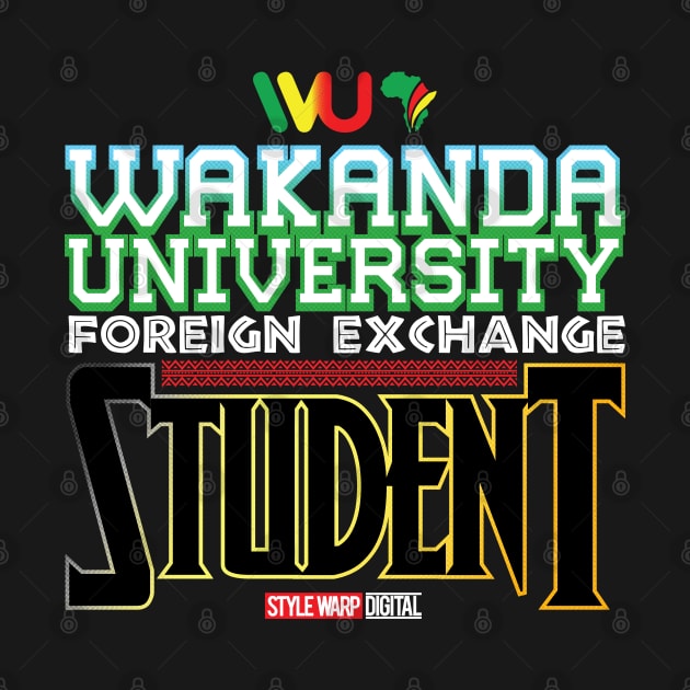 Wakanda University Foreign Exchange Student by StyleWarpDigital