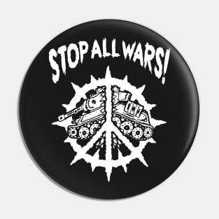 stop all wars Pin