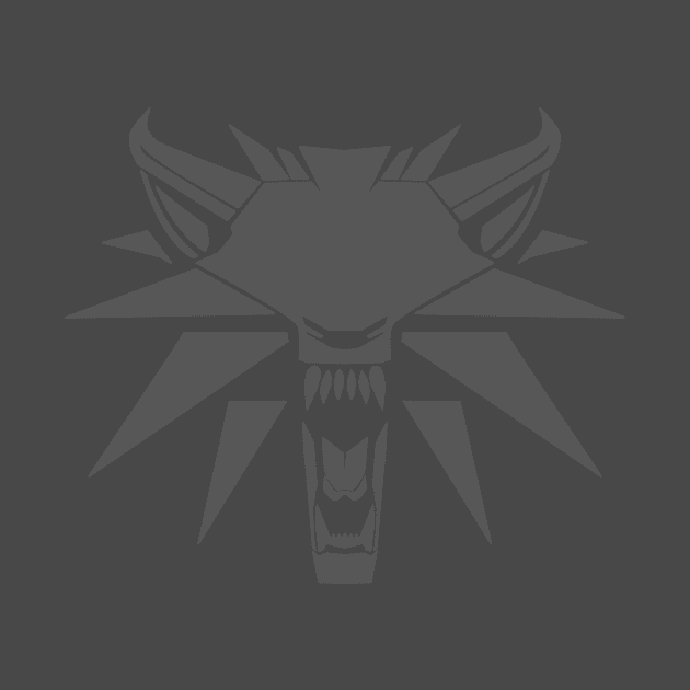The Witcher Wolf Logo by Rendigart