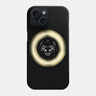 Neon Light Effect Taurus Phone Case