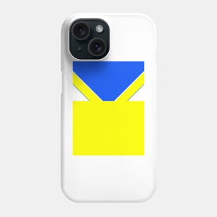 Leeds Retro 1986 - 88 Yellow Blue White Away Phone Case