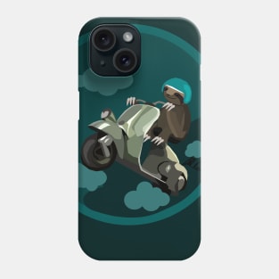 Sloth on a Scooter Phone Case