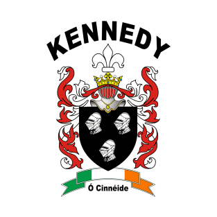 Kennedy Family Crest / Kennedy Family Irish Coat of Arms Clan Crest T-Shirt