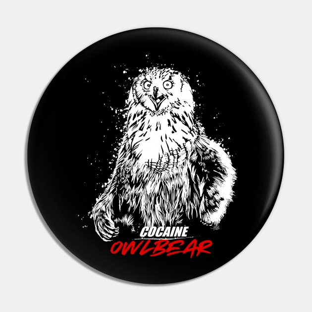 Cocaine Owlbear Pin by JacobBlackmon