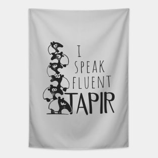 I Speak Fluent Tapir! Pile Of Malayan Tapirs Tapestry