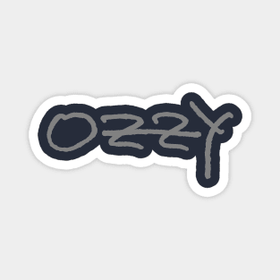 Ozzy inscription Magnet