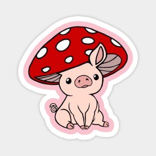 Piglet Mushie Magnet