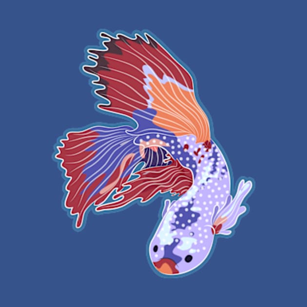 Colourful Betal Fish by JadedOddity