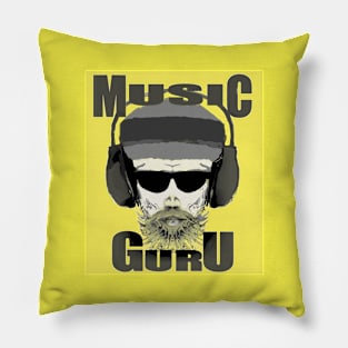 Cool Retro Disc Jockey Music Soundsystem Pillow