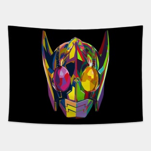 Colorful Punch Kick Tapestry