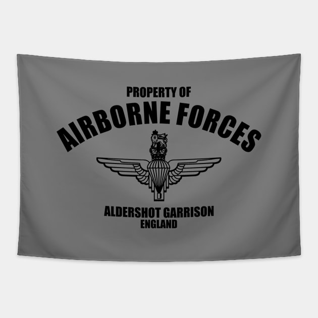 Property of Airborne Forces - Aldershot Garrison Tapestry by TCP