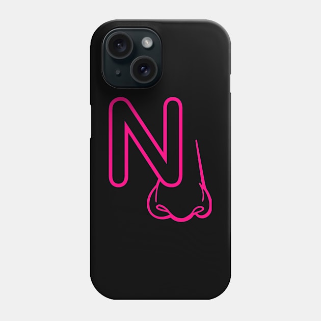 N IS FOR NOSE Phone Case by Lin Watchorn 