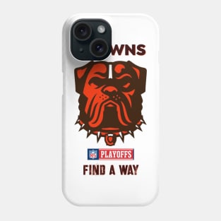 Cleveland Browns Playoffs Find A Way Phone Case