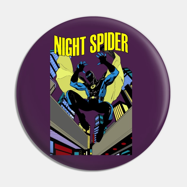 Night Spider 1 Pin by Blue Moon Comics Group