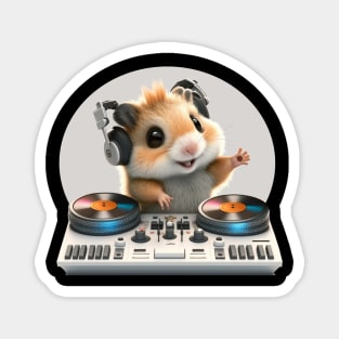 Hamster DJ Magnet