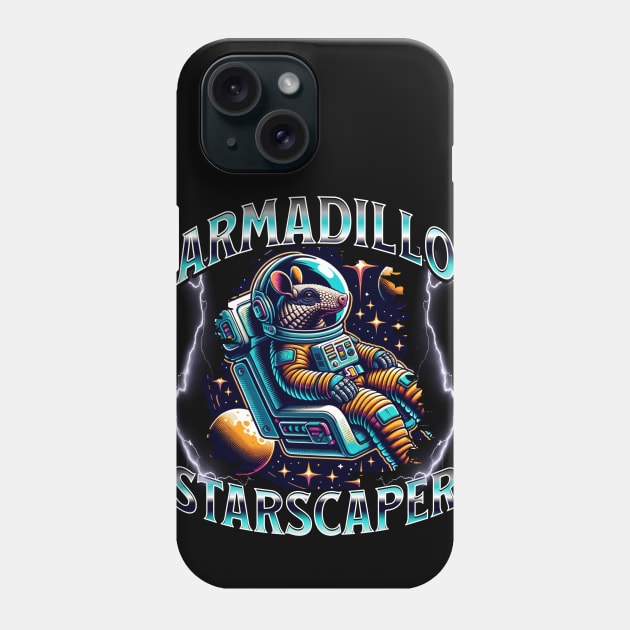 Armadillo Starscaper Cool Astronaut Phone Case by Odetee