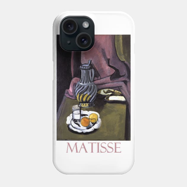 The Pewter Jug by Henri Matisse Phone Case by Naves