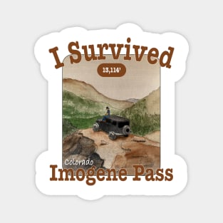 I Survived Imogene Pass Magnet