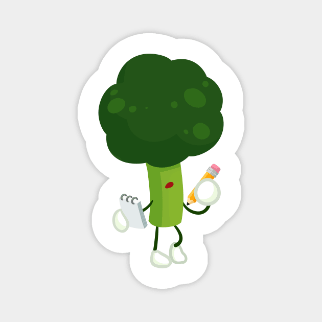 Broccoli (Shovelware's Brain Game) Magnet by PuppyRelp