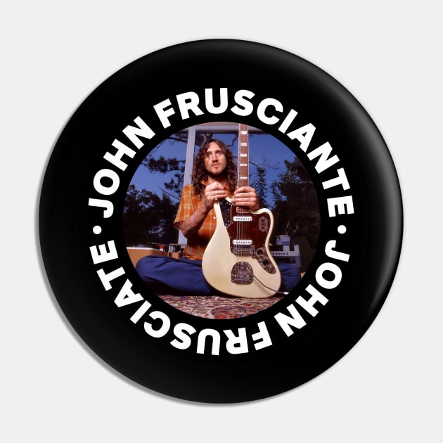 John Frusciante Design Pin by Strymon Art