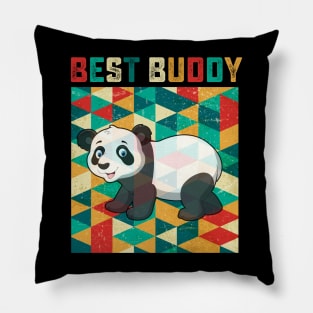 Best Buddy Panda Bear Pillow