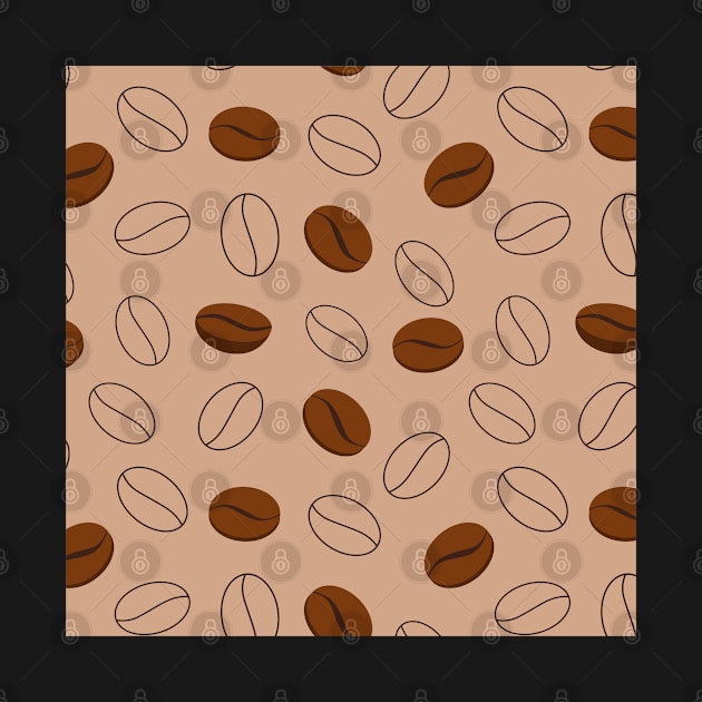 coffee seamless pattern by Oonamin