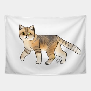 Cat - Sand Cat - Striped Tapestry