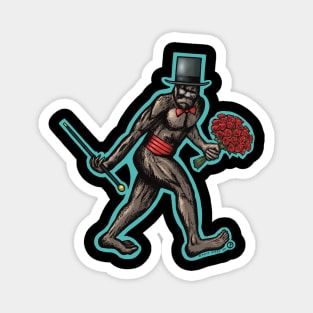 Tophat Bigfoot Magnet