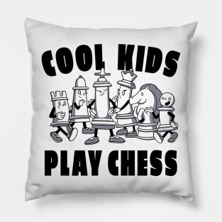 Cool Kids Play Chess Pillow