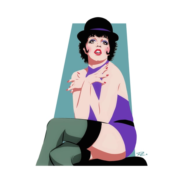 Liza Minnelli - An illustration by Paul Cemmick by PLAYDIGITAL2020