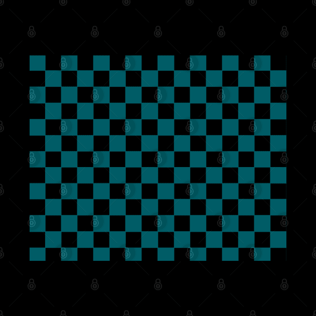 Teal Checkered by tsterling